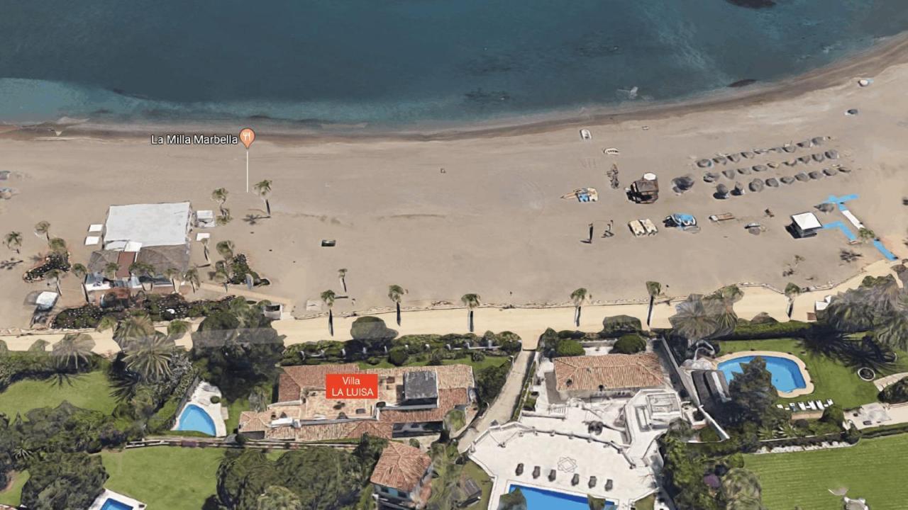 Beachfront Villa La Luisa, Golden Mile Marbella Ngoại thất bức ảnh